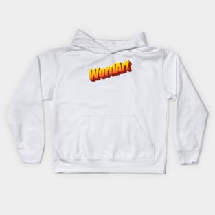 WordArt Kids Hoodie